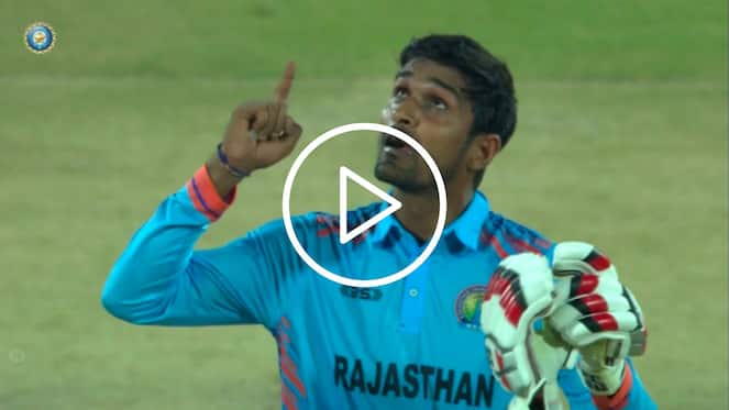 [Watch] Deepak Hooda Plays Captain's Knock For Rajasthan; Slams 180 In VHT 2023 SF
